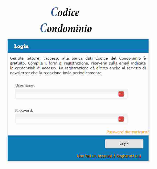 Codice Condominio
